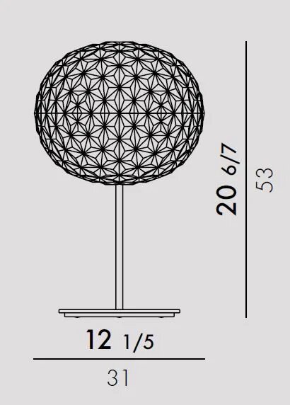 Planet Table Lamp With Stem by Kartell Lamps Table Lamps Planet Table Lamp With Stem by Kartell Lamps Table Lamps